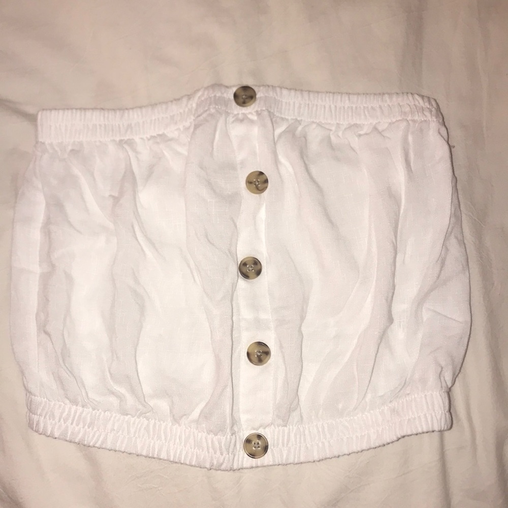 H.I.P. White tube top. Tags still on!